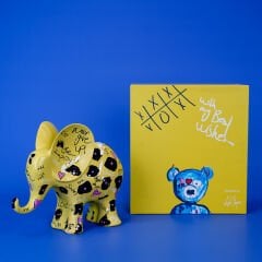 ASLI SAYAN FİL FİGÜRÜ SARI