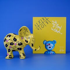 ASLI SAYAN FİL FİGÜRÜ SARI