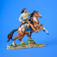 VERONESE DİZAYN ATLI KIZILDERİLİ DEKORATİF BİBLOSU