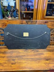 VİNTAGE AHŞAP KABARTMALI WİMBLEDON TENİS TURNUVASI DUVAR PANOSU